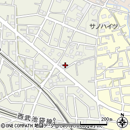 埼玉県飯能市笠縫343-1周辺の地図