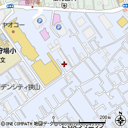 埼玉県狭山市北入曽735周辺の地図