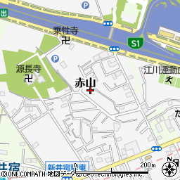 埼玉県川口市赤山1239-9周辺の地図