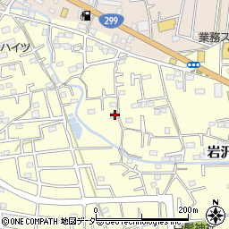埼玉県飯能市岩沢96-8周辺の地図