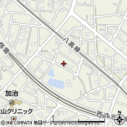 埼玉県飯能市笠縫123-2周辺の地図
