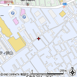 埼玉県狭山市北入曽712-3周辺の地図
