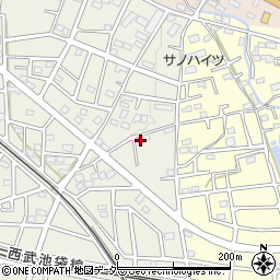 埼玉県飯能市笠縫335-2周辺の地図