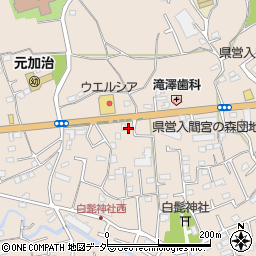 埼玉県入間市野田1501周辺の地図