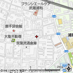 サンモール武蔵浦和周辺の地図