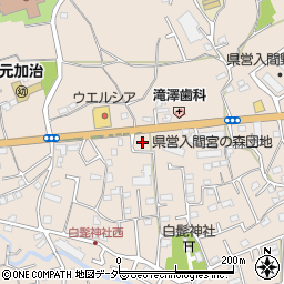 埼玉県入間市野田1500周辺の地図