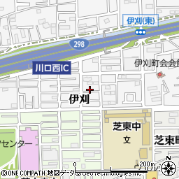 埼玉県川口市伊刈1130周辺の地図