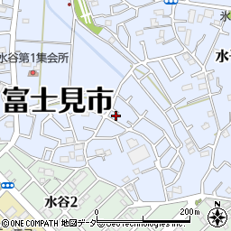 埼玉県富士見市水子1284周辺の地図