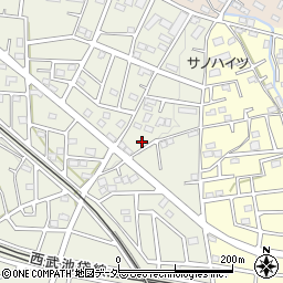 埼玉県飯能市笠縫344-5周辺の地図