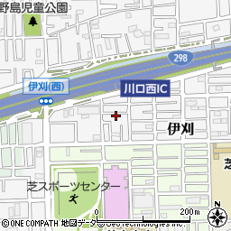 埼玉県川口市伊刈1056周辺の地図
