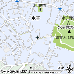 埼玉県富士見市水子1347周辺の地図