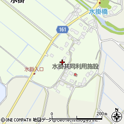 千葉県成田市水掛周辺の地図