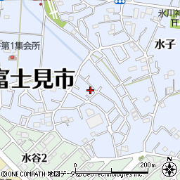埼玉県富士見市水子1279周辺の地図
