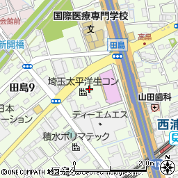 埼玉県さいたま市桜区田島8丁目2周辺の地図