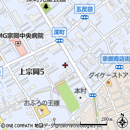 浦上　松陰塾周辺の地図