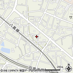 埼玉県飯能市笠縫381-5周辺の地図