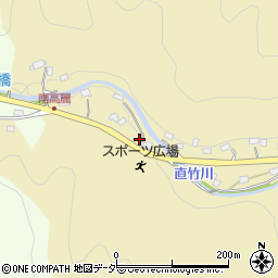 埼玉県飯能市下直竹432周辺の地図