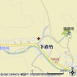 埼玉県飯能市下直竹559周辺の地図