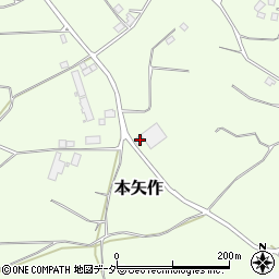 千葉県香取市本矢作486周辺の地図