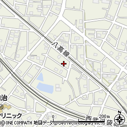 埼玉県飯能市笠縫133-17周辺の地図