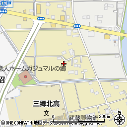 埼玉県三郷市大広戸853周辺の地図