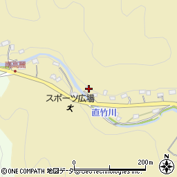埼玉県飯能市下直竹517-1周辺の地図