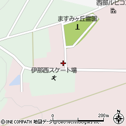 長野県伊那市ますみヶ丘6991-1周辺の地図