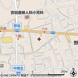 埼玉県入間市野田1237周辺の地図