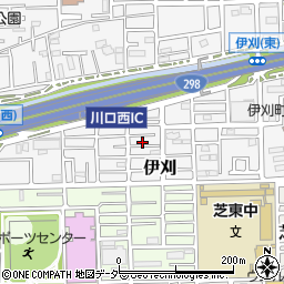 埼玉県川口市伊刈1124周辺の地図