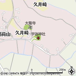 宇迦神社周辺の地図