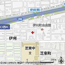 埼玉県川口市伊刈262周辺の地図
