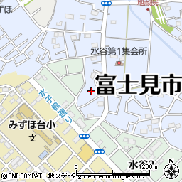 埼玉県富士見市水子987周辺の地図