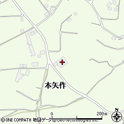 千葉県香取市本矢作1122周辺の地図