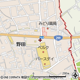 埼玉県入間市野田888周辺の地図