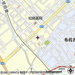 千葉県我孫子市布佐3373-9周辺の地図