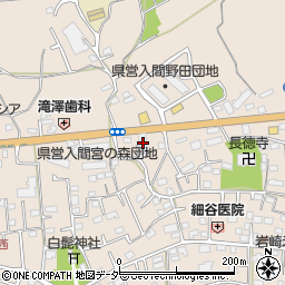 埼玉県入間市野田1454周辺の地図