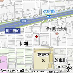 埼玉県川口市伊刈246-10周辺の地図