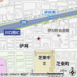 埼玉県川口市伊刈246-5周辺の地図