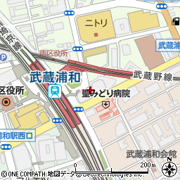 株式会社藤島住宅武蔵浦和支店周辺の地図