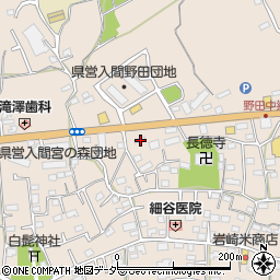 埼玉県入間市野田1447周辺の地図
