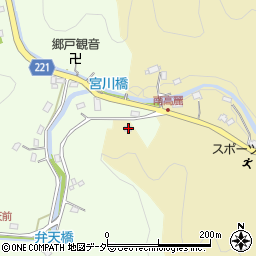 埼玉県飯能市下直竹2周辺の地図