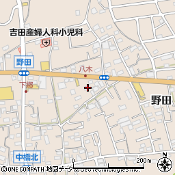 埼玉県入間市野田1234周辺の地図