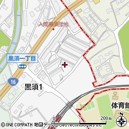 〒358-0007 埼玉県入間市黒須の地図