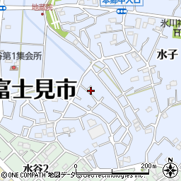 埼玉県富士見市水子1286周辺の地図
