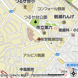 ミニストップ富士見鶴瀬西店周辺の地図