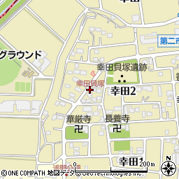 幸田貝塚周辺の地図