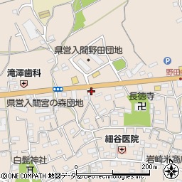 埼玉県入間市野田1448周辺の地図