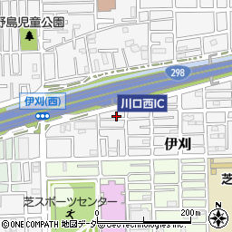 埼玉県川口市伊刈1055-9周辺の地図