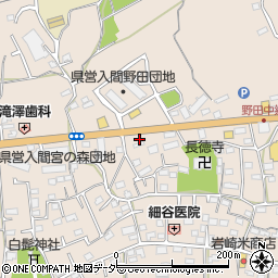 埼玉県入間市野田1427周辺の地図