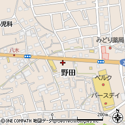 埼玉県入間市野田876周辺の地図